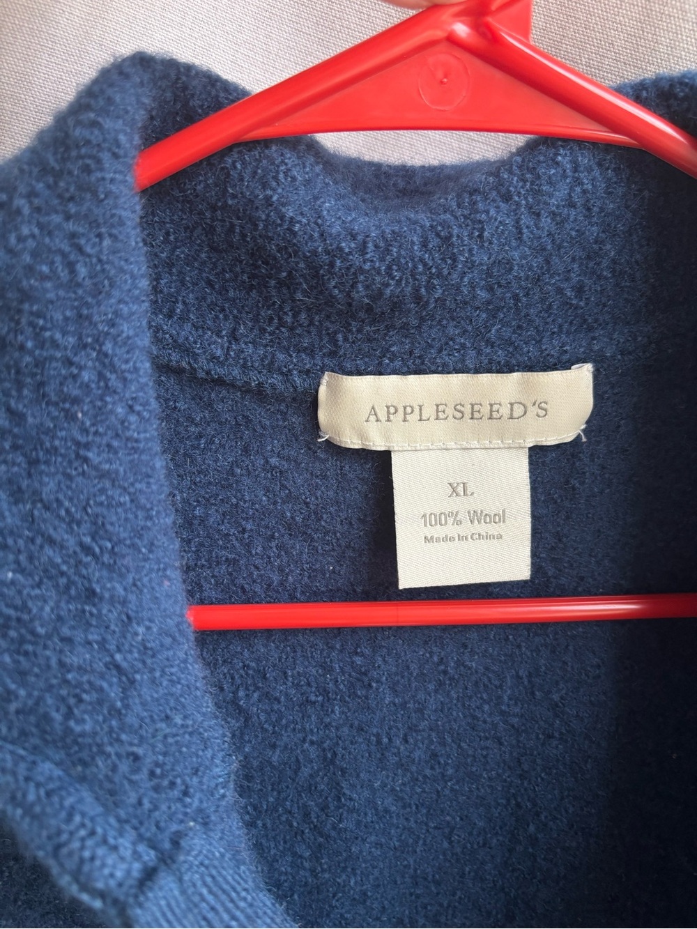 Appleseed's Women's 100% Wool Vest in Navy